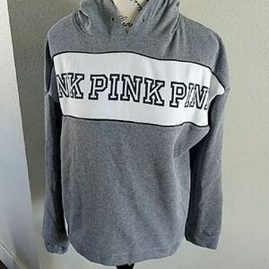 PINK Victoria's Secret Heather Gray Hoodie Small
